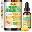Liposomal Glutathion Supplement 2000mg, Flydende Glutathion dråber med C-vitamin, Master Antioxidanter til immunsystem, Aging Defense, Hud Sundhed, Lever Detox -Superior Absorption, Pineapple 2 Fl Oz