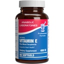 Vitamin E 400 IE Softgel - Clinical Formel Natural Vitamin E Supplement Kompleks med d- Alpha Tocopherol & Blandede tocopheroler til hår hud & negle Plus antioxidant immunforsvar - 90 Servere