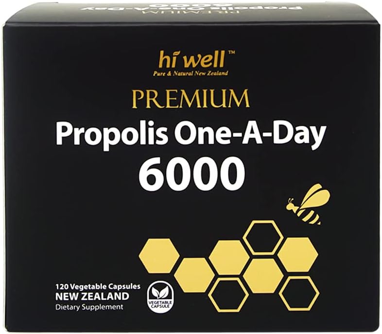 Hej Godt Premium Propolis One- A- dag 6000 Flavonoid 120mg 120Kapsler