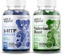 Wild & Organic 5htp Gummies & Valerian Root Gummies 60 Greve