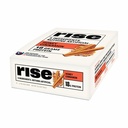 Rise Whey Protein Bars - honning kanel Budding- 124; Breakfast Bar & Protein Snack 18g Protein 4g Fiber Bare 5 hele fødevareingredienser Gluten- Free Soy Free