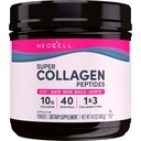 NeoCell Super Collagen Peptider, 10g Collagen Peptider per servering, Gluten Free, Keto Friendly, Non- GMO, Grass Fed, Sund Hår, Hud, Nails og Joints, Unflavored Powder, 14.1 oz., 1 Canister