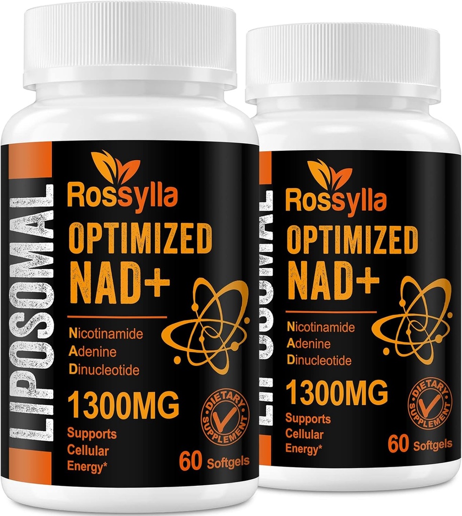 1300 MG Liposomal NAD + Supplement adapt124; highest Absorbate 124; purest NAD Supplementeret til Boost NAD + Effectively against 124; Boosting NAD + Supplement for aging defese, cellulær energi, Longevity