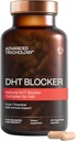 Avanceret trichologi DHT Blocker - hårvækst supplement til genetik thinning for mænd og kvinder