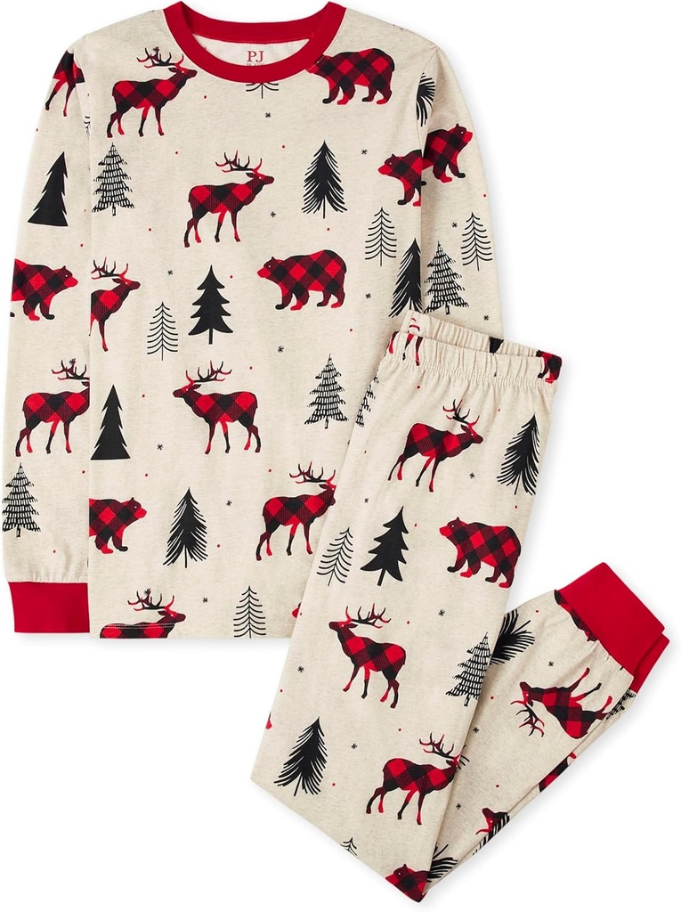 The Children 's Place Family Matching, Jul og Holiday Pajama sæt, Cotton