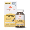 Uqora i Control Brege Support - Daily Brege Care & Support til Urinary Comfort - Lavet med botanicals, Ligesom Horsetail & Spicebush - Gluten- Free & Vegetarian - 60 kapsler