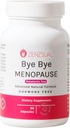 ZENZSUAL Bye Farvel Menopause Kosttilskud til kvinder - Naturlig menopause Support til Hot Flashs, Night Sweats, Mood Swings & Hormone Balance - Melatonin-Free, Vegan, Estrogen- Free Formel - 60 Kapsler