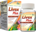 Herbal Solutions Livex Plus Natural Supplement for lever spaltning. Hjælper med at forbedre en lever Detox og fordøjelsessygdomme.