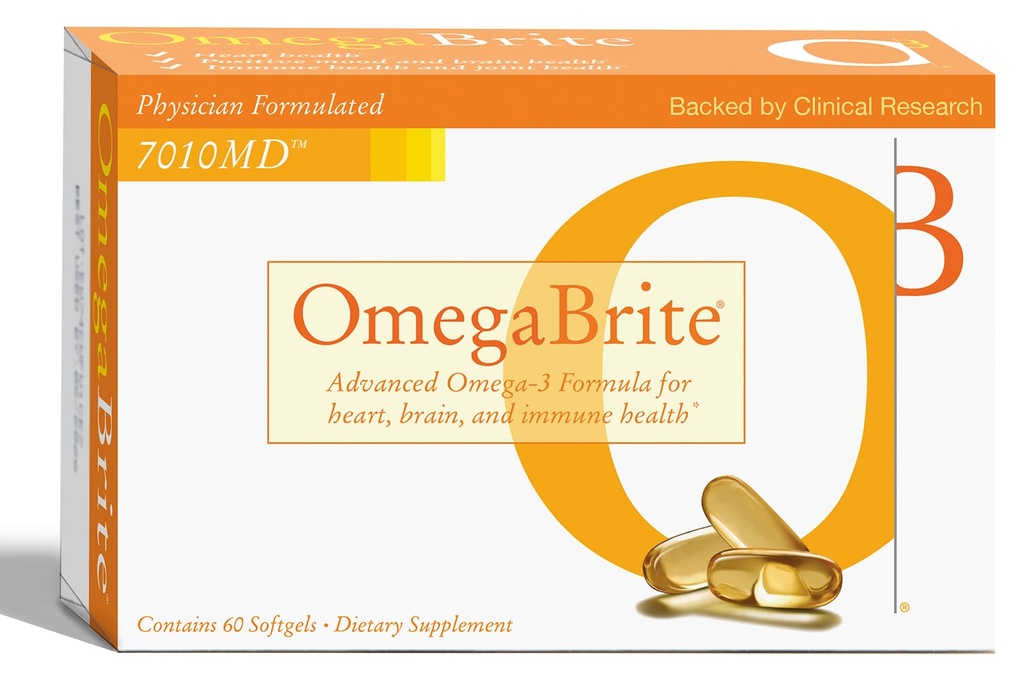 7010MD Advanced Omega-3 Formel, 92% Omega-3 med 1140 mg EPA per servering, fremme af positiv mood, hjerne sundhed, immunforsvar, hjerte sundhed og fælles health- 60 greve