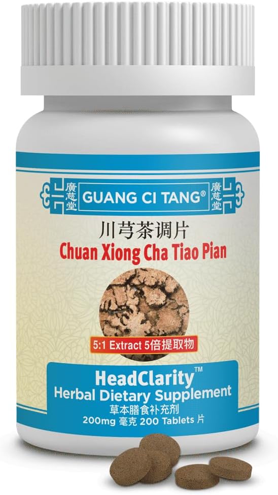 Chuan Xiong Cha Tiao Pian (HeadClarity) 200 mg 200 tabletter
