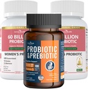 Gut Health Support Bundle: 2 flasker af kvinders Probiotika + 1 flaske Universal Probiotika - fordøjelse, urinveje og immunforsvar for mænd og kvinder