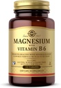 Solgar Magnesium med B6-vitamin, 100 tabletter - Promote Sund Bone Mineralization, Support Nerve & Muscle Funktion, Energy Metabolisme - Non- GMO, Vegan, Gluten Free, Dairy Free, Kosher - 33 Serveringer