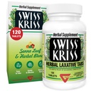 Swiss Kriss Herbal Laxative Tablets, Gentle & Natural Laxatives for Constipation Relief for Voksne & Børn Over Alder 6, Arbejder i 6- 12 Timer, Senna Laxative, 120 Tablets Total