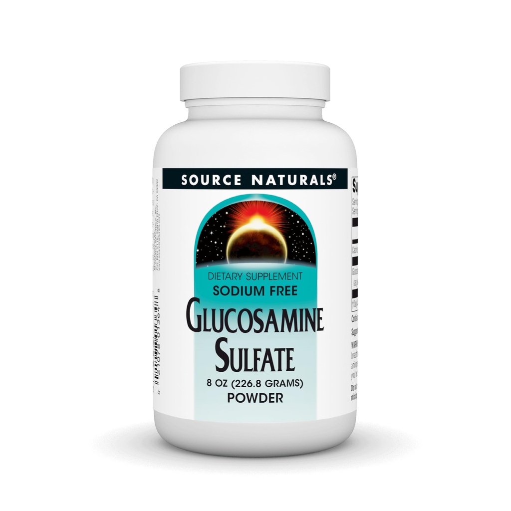 Kilde Naturals Glucosamine Sulfate, Sodium- Free Powder for Joint Support - 8 oz Powder