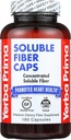 Yerba Prima Opløselige Fiber Kapsler, 180-greve - Naturlig Kosttilskud Formel, Non-GMO, Gluten Free