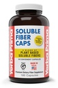Yerba Prima Opløselige Fiber Kapsler, 180-greve - Naturlig Kosttilskud Formel, Non-GMO, Gluten Free
