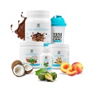 Ja Du kan! Detox Plus Kit (Meal Erstatning Chokolade, Aloe Vera Peach Lemonade) - Komplet Meal Erstatning Powder, High Energy Shake Booster, Aloe Vera Detox supplement, Health Transformation
