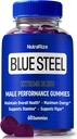 Blue Steel Gummies for mænd, Daglig ernæring til Boost Tillid og Samlet Sundhed, Alle naturlige supplement til støtte Peak Performance, Officiel Mand Gummy, BlueSteel Anmeldelser (60 Gummies)