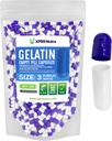 XPRS Nutra Size 3 Empty Capsules - 500 Count Empty Gelatin Capsules - Pills DIY Capsule Filling - Pure Bovine Pill Gel Caps for Do-It-Yourself Supplements (Purple/White)