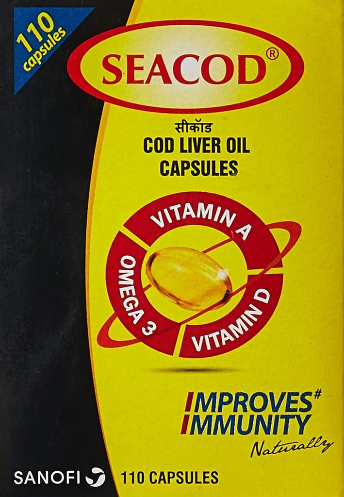 Merck SevenSeas Original Cod Lever Oil Capsules - 500 stykker - Gratis EXPEDICE Shipping (2)