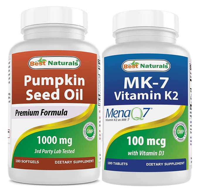 Græskar Seed Oil 1000 mg & vitamin K2 (MK7) med D3