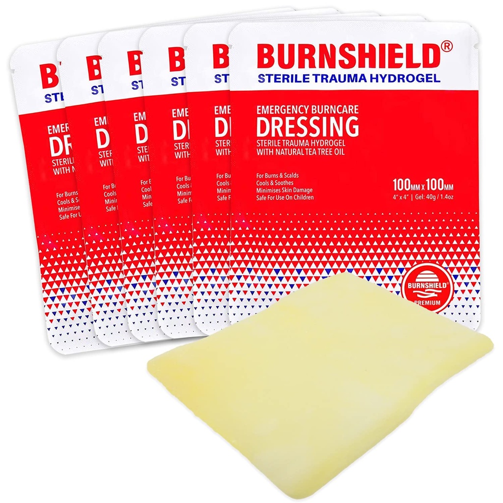 Burnshield 4 "X 4" Burn Dressing, Steril - 6 Greve