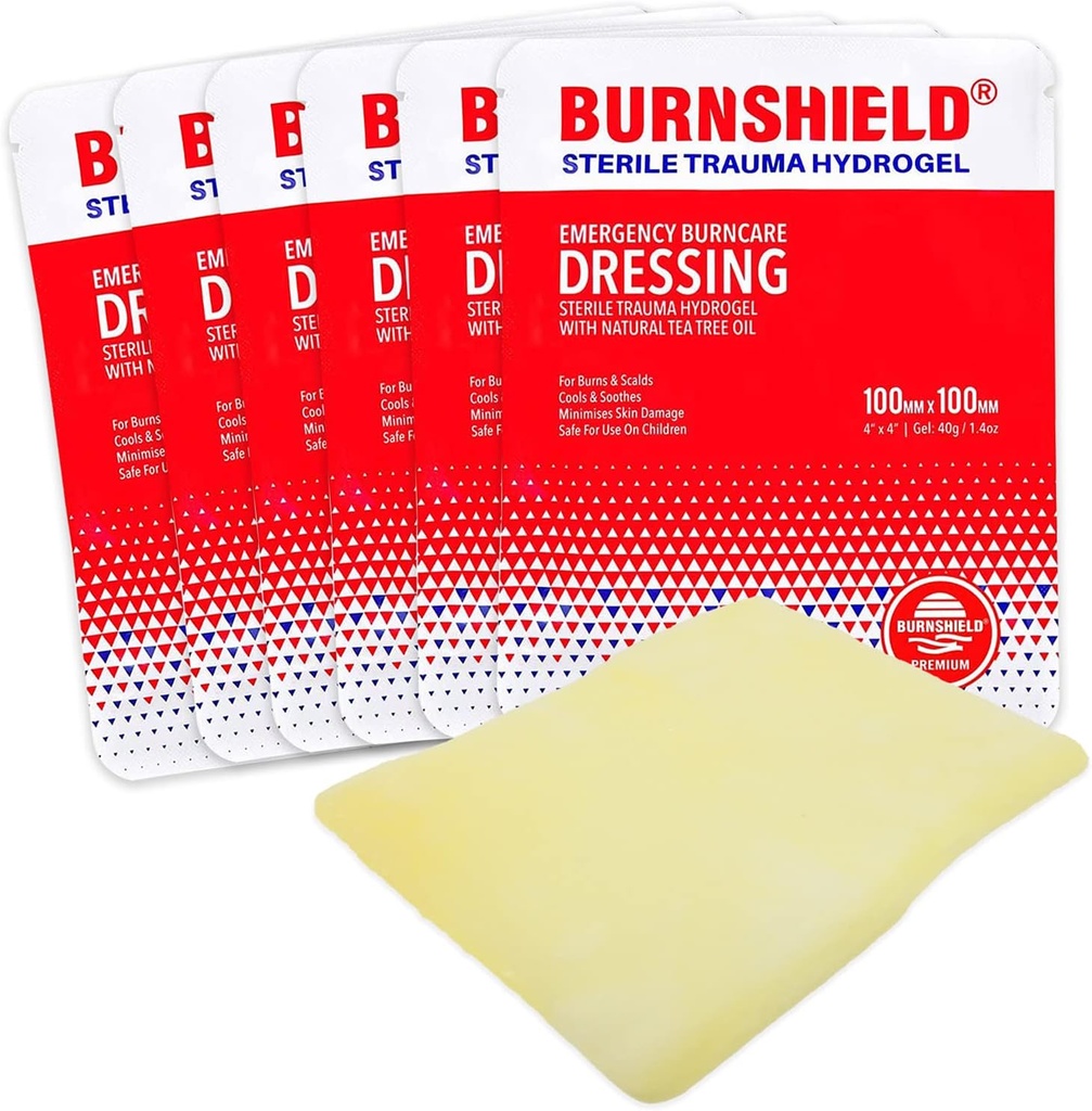 Burnshield 4 "X 4" Burn Dressing, Steril - 6 Greve