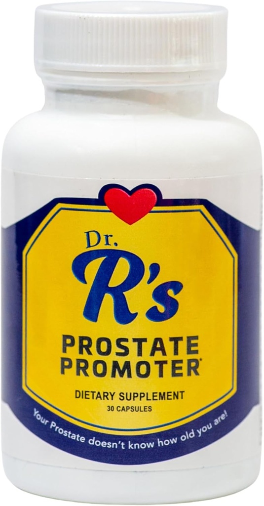 Dr. R 's Prostata Promotor Saw Palmetto, Green Tea, Turmerisk, Lycopene, I3C, Quercetin, Sulforaphane, Hvidløg, Rosemary, Resveratrol, Bromelain 5mg - Prostata Kosttilskud til mænd Made in USA, 30 Caps