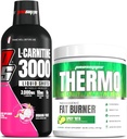 PROSUPPS L- Carnitin 3000 Stimulant Free Liquid Shots (31 Servere, Dragon Fruit) og Thermo Fat Burning Termogent Powder (25 Servere, Spicy 'Rita) Bundle