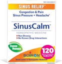 Boiron SinusCall tabletter til Sinus Pain Relief, Runny Nose, Congestion, Sinus Tryk, Hovedpine - 120 Greve (pakke med 2)