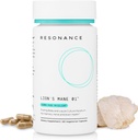 Lions Mane 01 ™ - Organic Premium Lions Mane Mushroom Extract Supplement 124; Fruiting Body & Pure Mycelium