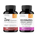 Sandhu 's Zink Quercetin & Resveratrol Kapsler 124; Støtte immunforsvar