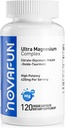 Magnesium B6 supplement, 420mg Magnesiumkompleks, citrat, glycinat, malat, taurat, oxid, hjerte, benstøtte, Vegan, 120 kapsler