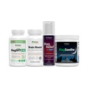 Jigsaw Health Ultimate B- Free Magnesium Bundle Bundle 124; MagSRT (B- Free), 240 tabletter, Brain Boost, 90 kapsler, MagRelief, 5 ounces (Lotion), og Magsoothe (Raspberry Lemonade), 60 Servere (Jar)