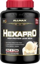 ALLMAX Nutrition HEXAPRO, French Vanilla - 5 lb - 25 Grams of Protein Per Serving - 8-Hour Sustained Release - Zero Sugar - 52 Servings