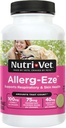 Nutri- Vet Allerg- Eze Chewables for Dogs, Antioxidants & Omega-3 Fedtsyrer, Allergi Relief supplement, Understøtter Hud, Coat & Respiratory Health, 60 Greve