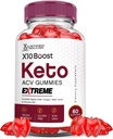 Justified Laboratories X10 Boost Keto ACV Gummies Extreme 2000MG X 10 Boost Keto Gummies Apple Cider Vinegar Formulated with Pomegranate Beet Juice Powder B12 Vegan Non GMO 60 Gummys