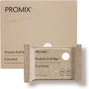 ProMix Nutrition Protein Puff Bars - Coconut - Marshmallow Crispy Treat - Great Tasting & Sund On The Go Snack - High Protein & Low Calorie - Gratis fra Gluten, Soy, & Corn - 12 Barer