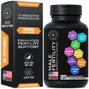 Fertilitet Kosttilskud til mænd - Zink, Maca, Ashwagandha, L- arginin - Mand Vitality Conception for ham - Tæl og motilitet Graviditet Hjælp - Vitaminer og Mand Fertilitet Support Supplement - 120 Pills