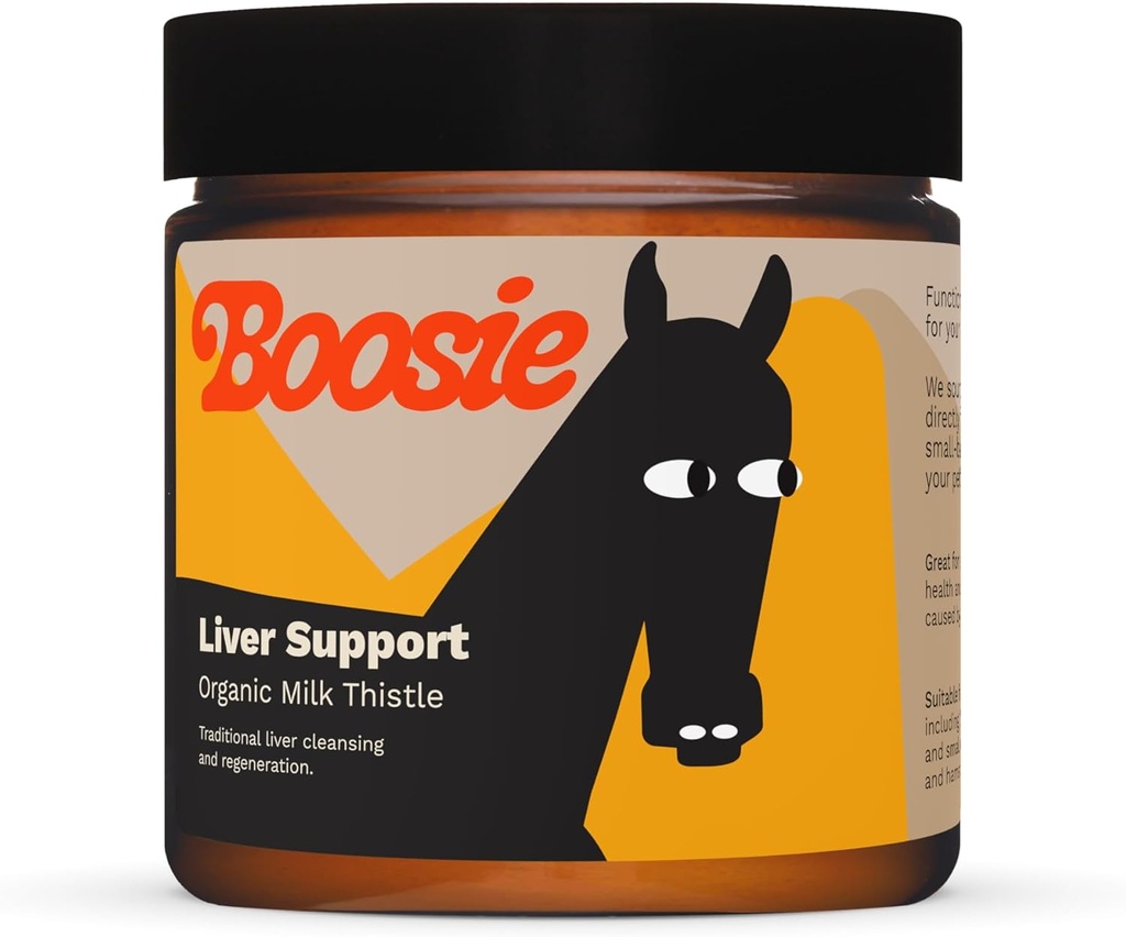 Boosie Organic Milk Thistle Powder til hunde og katte - Understøtter leverfunktion og immunsystem - Antioxidant - Rig i Silymarin - 100% naturlige uden tilsætningsstoffer eller konserveringsmidler - Pet Nutrition
