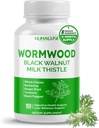 Ormwood Hel Cloves Milk Thistle med andre urter - Støtte fordøjelsessygdomme, lever Wellness - Made and Tested i USA