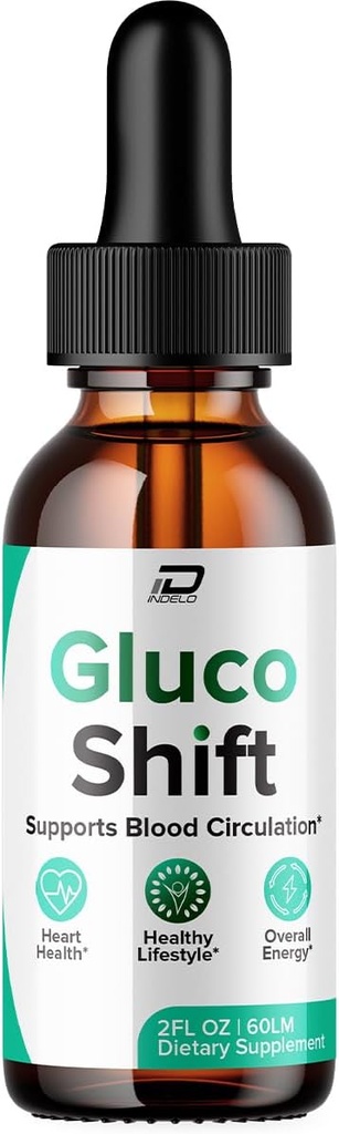 Gluco Shift Drops Sund Formel - Kosttilskud Drops - Ekstra styrke GlucoShift Liquid Drops, Gloco Shift Drops Anmeldelser (1 pakke - 1 måned Tilgang)