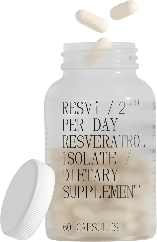 FOREVER YUNGE RESVi er 124; 600 mg Trans Resveratrol Antioxidant Nutritional Dietary Supplements 124; Vegetarisk Sund Ageing Kapsler 124; Fremstillet i Grækenland 124; Flaske af 60 Vegan Kapsler (30 Servere)