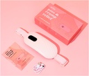 Bærbar varmelegeme for periode kramper - Periode kramper Relief Menstruel varmelegemer Vibration Varmelegemer for smerte, genopladeligt batteri, Cordless - Trådløs varmelegemer med massager kæreste gaver
