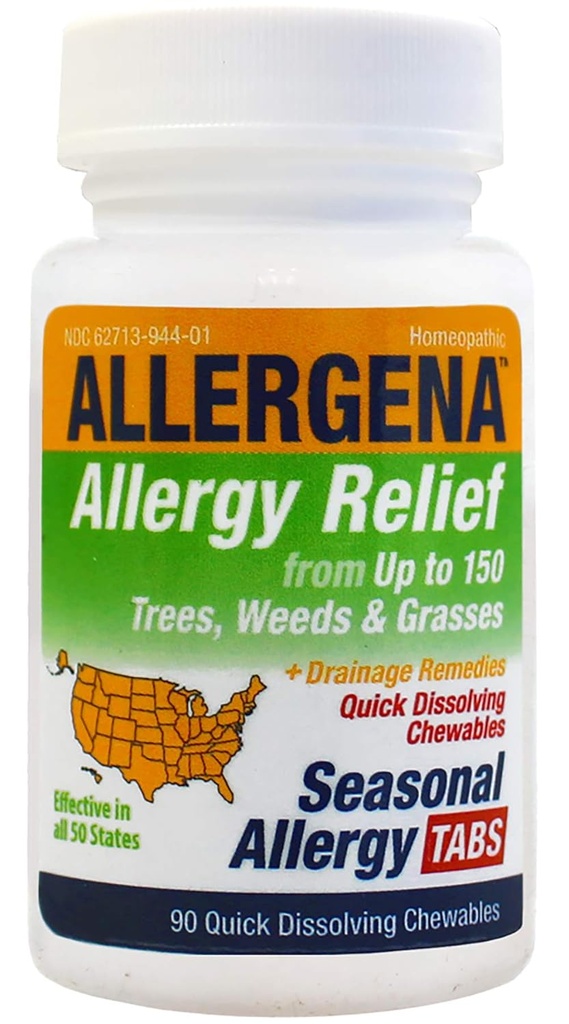 PROGENA - Allergena Seasonal Allergy Tabs (90 Tablets)