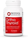 Protocol Ortho Thyroid - Understøtter sund thyroid funktion * - med Ashwagandha, Zink & Selenium - Non- GMO & Kosher - 90 Veg kapsler