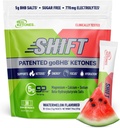 Ægte Ketoner BHB Eksogene Ketoner Drink Mix Pakninger Keto Elektrolytes Powder Pakninger Ingen Sukker med 4 Main Fastende Elektrolyter Plus Hydrating Patenteret Keto BHB - 30 Count Watermelon