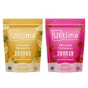 Ultima Replenisher Electrolyte Powder Drink Bundle - Sukker fri - Lemonade og hindbær, 20 Stickpacks - 6 Elektrolyter og mineraler - Keto Friendly, Vegan, Non- GMO