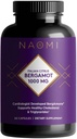 NAOMI Italiensk Citrus Bergamot 1000mg, Award- Winning Kardiolog Dvlpd High Potency, Klinisk vist til støtte Sund Kolesterol, Triglycerider, & Heart Health, w / 7 Key Polyphenoler, 30- Day Supply