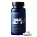 BONE VIDENSKAB - Prime Brain Supplement - Nootrop for Focus, Memory & Cognitive Performance, med Alpha GPC, L- Theanine & Ginkgo Biloba, Vegan - 60 kapsler